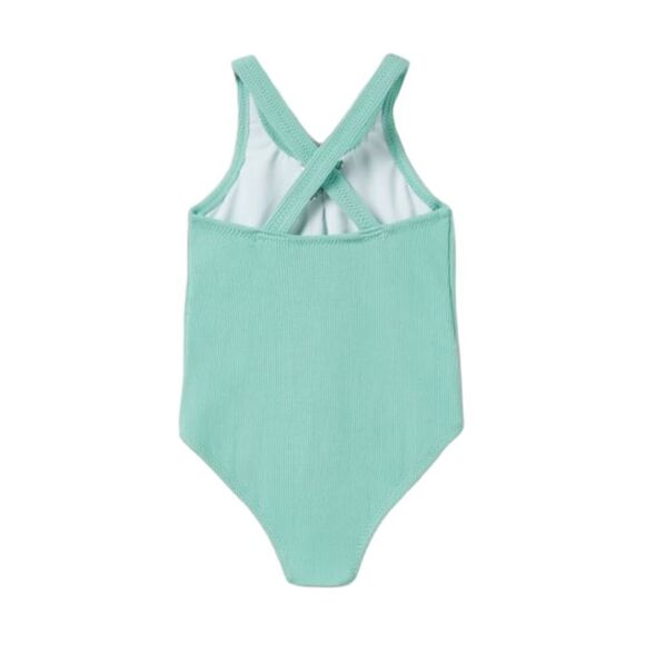 ZARA Kids | Greenish | TEXTURED DRAWSTRING SWIMSUIT - Picture 2 of 5